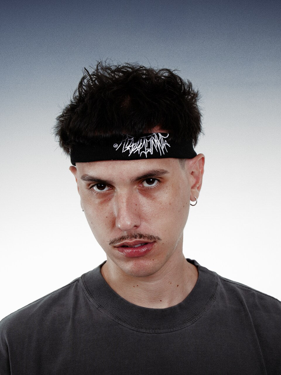 Tag Headband Black
