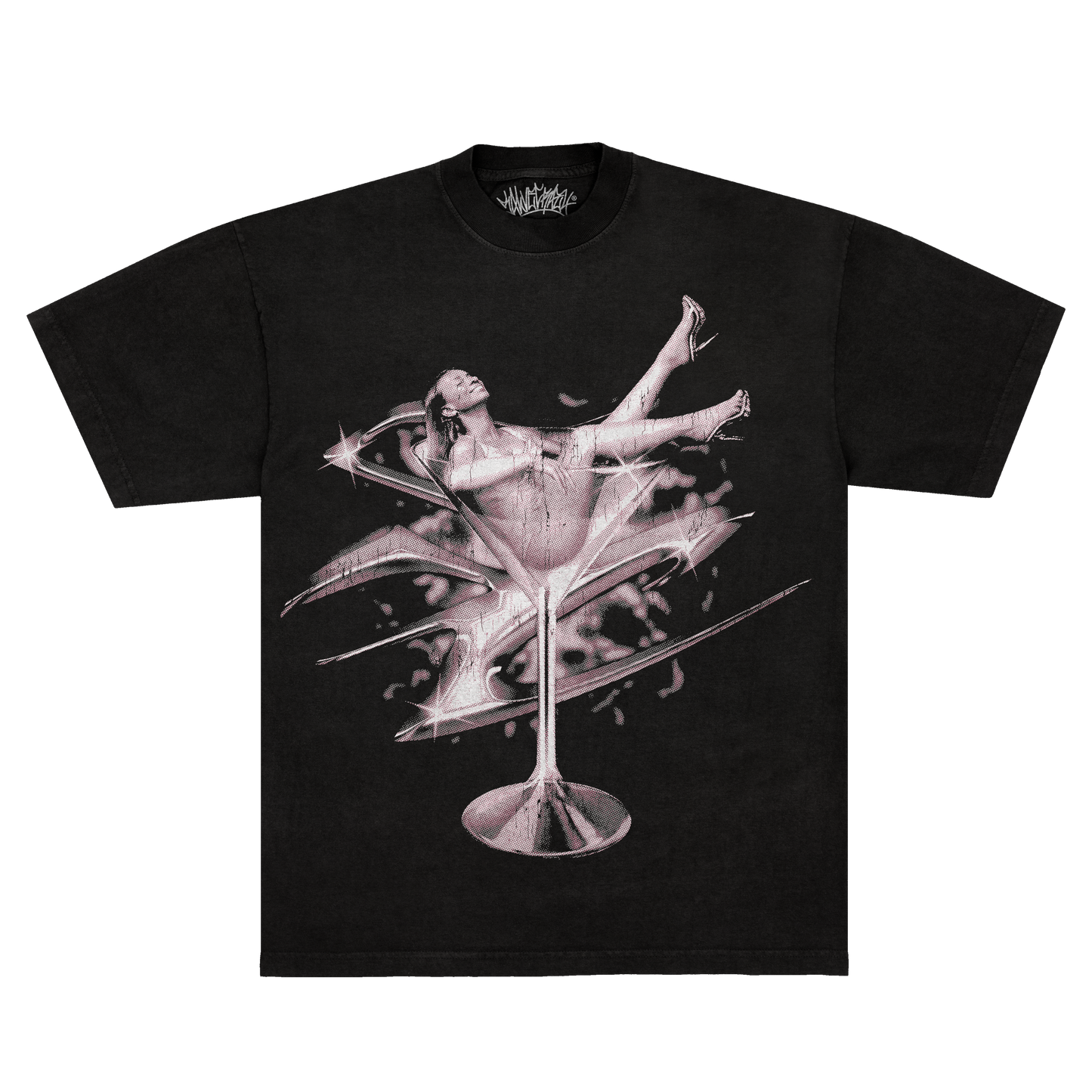 camiseta boxy 'just one more drink'