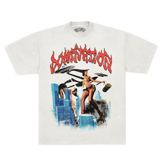 camiseta boxy 'domination'